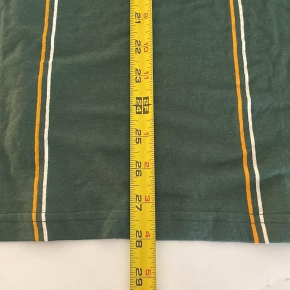 WXYZ T-Shirt Green Stripped Men's Medium - Picture 9 of 10